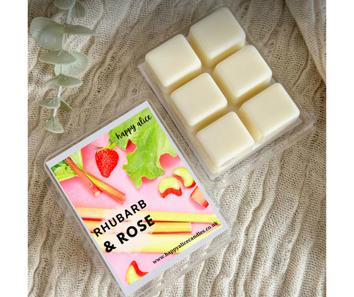 Rhubarb & Rose 90g Wax Melt Bar